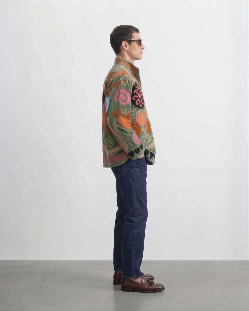 Sage Bloom Suzani Jacket