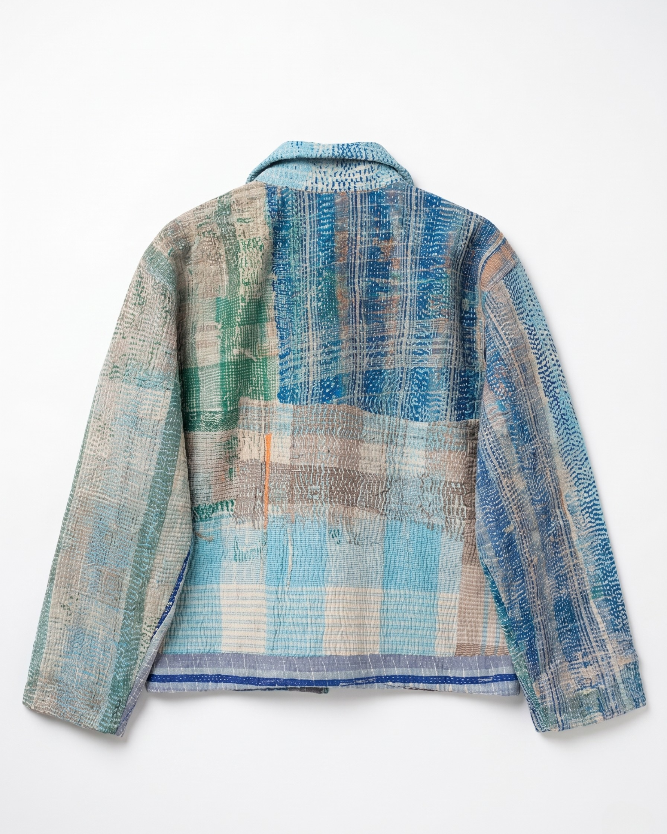 Blue Kantha jacket