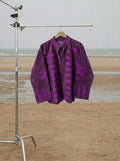 Purple Tulip Velvet Suzani Jacket