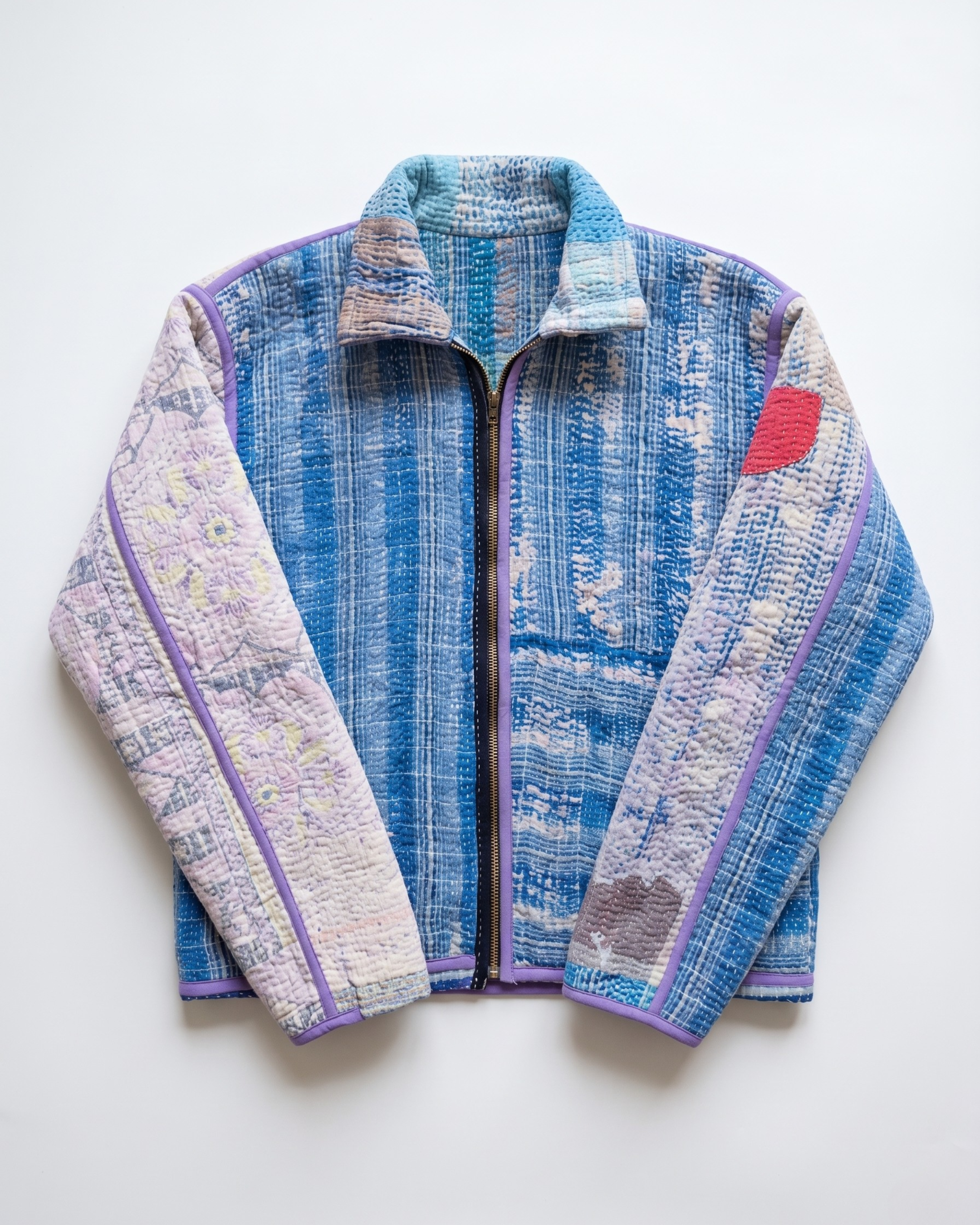Blue Kantha jacket